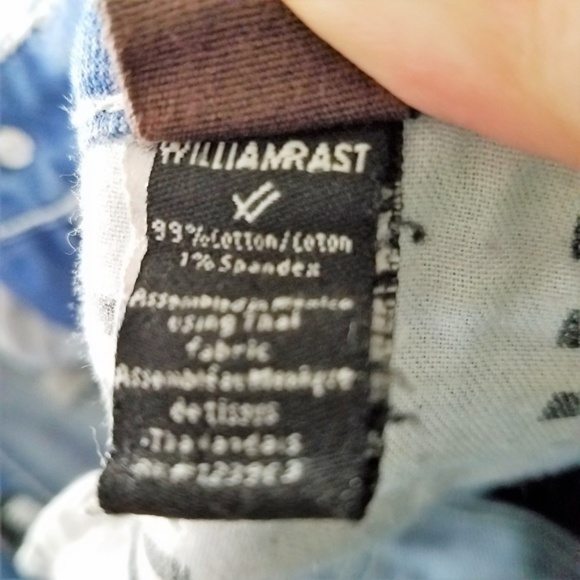 WILLIAM RAST Ultra Skinny Distressed Jeans Size 25 - Picture 7 of 8